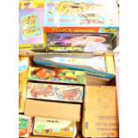 Tinplate; collection of 17 boxed tinplate toys, some friction, some clockwork (2 boxes)