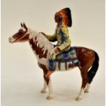 A Beswick Indian on horseback figure