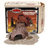 Star Wars Dagobah Action Playset in Kenner packaging.