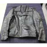 **VH - CH 30/10/19 REOFFER IN A&C NOV £2500-£3000** John Lennon (The Beatles); leather jacket