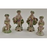 Four 19th Century Derby putti's in the Derby style