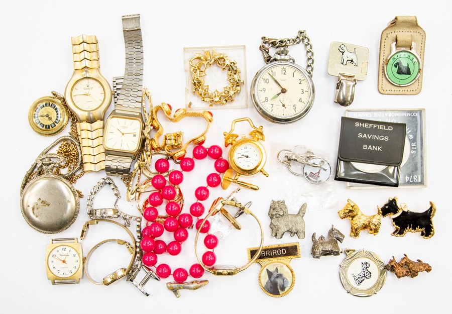 Collection of watches and costume jewellery