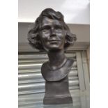 A Wedgwood bust in the form of Princess Elizabeth, dated 1937
