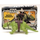 Star Wars Patrol Dewback, Kenner packaging