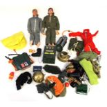 Action Man: A collection of assorted Action Man to include: two figures; various clothing and
