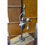 An Art Deco style figure in bronzed finish, approx 57 cms in height