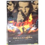 James Bond - Goldeneye film poster, in frame, also a Jimi Hendrix Voodoo Chile album cover