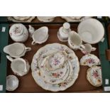 Collection of Royal Crown Derby pieces including trinkets, jugs and plates A/F