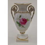 Continental 19th Century hand painted vase