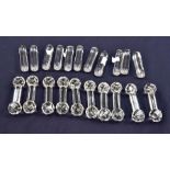 Various styles of glass knife rests (21)