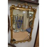 19th Century wall mirror and two 20th Century wall mirrors