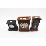 Three early 20th Century mantle clocks