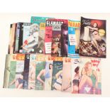 50s Erotica: a collection various 1950s magazines including Fiesta, Showgirl, Carnival, Beautiful
