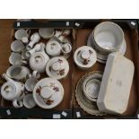 Two boxes of Royal Worcester Evesham dinner wares
