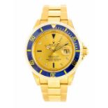 Rolex, a circa 2006 gents 18ct gold Rolex Oyster Perpetual Date Submariner wristwatch, Model No.