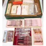 A Danish Frederik IX .830 silver "Anne Marie" pattern flatware 12 piece service by Frigast, circa