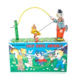 Skip Rope Animals: A boxed, clockwork, tinplate, Mechanical Skip Rope Animals, Made by Tokyo