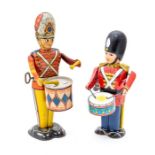 Marx: A clockwork, tinplate, Drumming Soldier, Made by Marx, Japan, height approx. 24cm, together