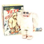 Yeti the Abominable Snowman: A boxed, 1960's battery operated, tinplate, Yeti the Abominable