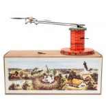 Flying Stork: A boxed Flying Stork, possibly 1960's, clockwork mechanism, Made by Adebar, West