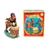 Calypso Joe: A boxed, tinplate, clockwork, Calypso Joe the Drummer, Made by Tokyo Playthings, height