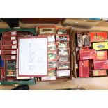 Three boxes of assorted Matchbox models of Yesteryear, boxed various models