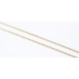 A 9ct gold link neck chain, 7.1 grams approx