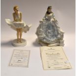 Compton & Woodhouse "Marilyn Forever" and Royal Doulton "Cinderella" with certificates.