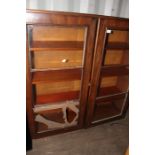 A mahogany bookcase A/F