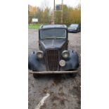 A 1938 Austin 10 Saloon. Original 10hp Engine. This vehicle has been in the ownership of one