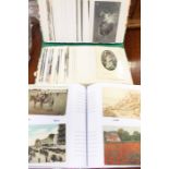 Postcards. Collection comprising: album containing approx. 160 postcards, Edwardian cartoon/