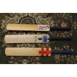 A collection of three cricket bats Surrey CCC, England XI and one other. (3)