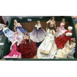 Collection of 10 Royal Doulton figurines including 7 Limited Edition ones - Stacey (285/2950),