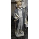 A Lladro study of a young lady Advocate, no 6425.