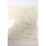 Two albums of football autographs including Bobby Moore, George Best, John Wright and many others,