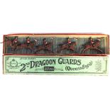 Britains: A boxed Britains Pre-WWI 2nd Dragoon Guards in early Fred Whisstock illustrated box.