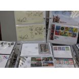 First Day Cover stamps, circa 1963 onward, large quantity in folders / albums (1 box)