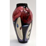 A Moorcroft vase in Bellahouston pattern, 21 cms tall approx