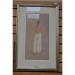 3 Kay Boyce signed limited edition prints, "Romance 1", "Romance 2" and "Mystery" , wooden frames