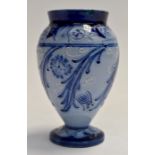 A small Macintyre Moorcroft Florian ware vase (s.d)