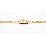 A lady's 9ct gold Rotary wristwatch, total gross weight approx 19gms