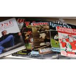 Collection of Manchester United programmes, books, circa 1960/70/80/90's including some 1970