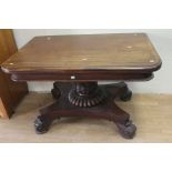 Mahogany 19th century wall table.