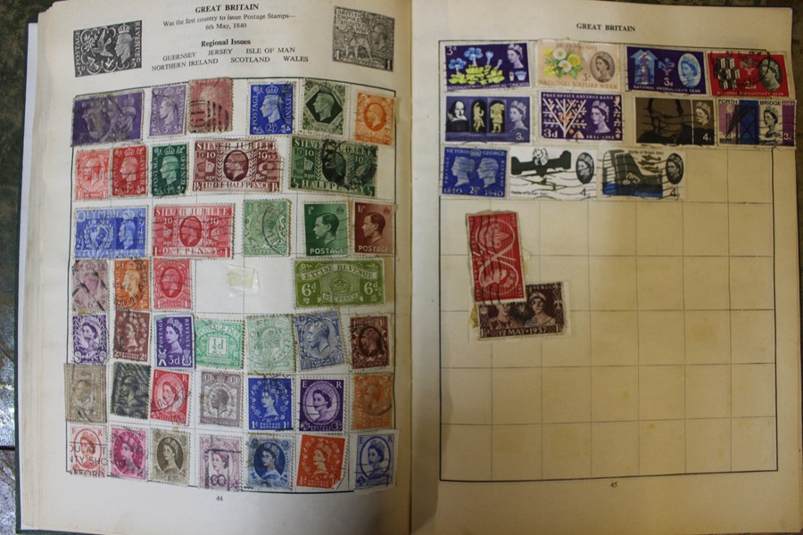 A collection of assorted stamps, contained within a Capital Stamp Album