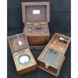 A 1930's valve radio crystal set made by Ronnie Hossack who was lost at sea in WWII on Russian