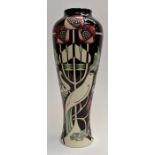 A modern Moorcroft Large Talwin vase designed by Nicola Stanley, 37cm high.
