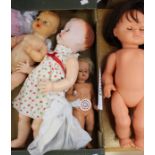 One box of assorted dolls to include Palitoy