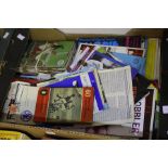 A collection of assorted football memorabilia to include programmes, books and others various. (