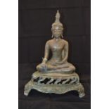 A seated Buddhist figure, approx 41 cms in height