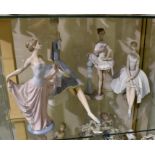 4 large Lladro ballerina figures including no's 5050, 4559, 6371.  Condition: In very good overall